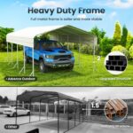 Carport, Heavy Duty Metal Car Port - Image 3