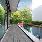 Interlocking Deck Tiles 12"x12"x0.94'' Gray Acacia Wood Patio Decor Flooring Tiles-Interlocking FSC Wood Flooring Squares Tile-Home Decor Floor Wood Tiles. Fresgard Brand Name 10pcs Pack - Image 9