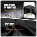 SHINESTAR Square Fire Pit Cover, Fits for 28-32 Inch Fire Pit Table, Waterproof and Windproof, 32 x 32 x 24 Inches, Black - Image 4