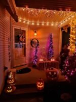 Hompavo 【Upgraded】 LED Flame Light Bulbs, 4 Modes Flickering Light Bulbs with Upside Down Effect, E26/E27 Flame Bulb for Halloween Christmas Party Patio Porch Home Indoor & Outdoor Decorations - 2 - Image 7