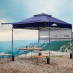 EAGLE PEAK 17x10 Pop up Gazebo Canopy Tent Outdoor Instant Canopy Shelter with Adjustable Dual Half Awnings (Blue) - Image 5