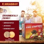 Fire Starter Squares 64 - Fire Starters for Fireplace,Chimney,BBQ Grill,Camping Fire,Wood Stove - Water Resistant and Safe Odourless - Camping Accessories - Image 3