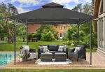 MASTERCANOPY Outdoor Garden Gazebo for Patios with Stable Steel Frame (10x12, Dark Gray) - Image 6