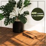 VICTORY RELAX Interlocking Acacia Wood Deck Tiles, 9-Pack, 12 Slats, Waterproof Outdoor Flooring for Patio, Balcony, Garden – Natural Finish, 12.2" x 12.2" x 0.7" - Image 4