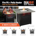 Endless Summer DualHeat Dakota 38" Fire Pit | Dual Heat 2-in-1 Propane Fire Pit & Outdoor Heater | 41,000 Total Combined BTU - Image 2