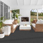 Goovilla Plastic Interlocking Deck Tiles, 9 Pack Outdoor Patio Flooring, 12"x12" Interlocking Decking Tile Outdoor All Weather Use, Waterproof Patio Pavers for Pool Balcony Backyard Porch, Dark Grey - Image 6