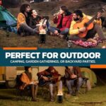 CAMPIOR Wood Burning Fire Pit Stove with Black Exterior - Smokeless Outdoor Stove for Efficient Wood Fires, Camping, and Gatherings, Stainless Steel with Removable Ash Pan, Stand and Carry Bag - Image 6