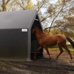 KING BIRD Heavy Duty 13X20FT RV Carport - 12.3FT Ultra High Peak Storage Shed Shelter for Trucks/SUVs with Roof Racks, Boats. Outdoor Anti-Snow Car Canopy-Dark Gray - Image 7