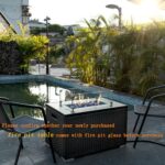 GASPRO 10 lbs Fire Glass for Propane Fire Pit, 1/2-Inch Reflective Fireplace Glass Rocks for Fire Pit Table, Cobalt Blue - Image 5