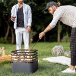 Fireplace Fire Pit Campfire Poker Stick. Uten 32-Inch in Heavy Duty Fireplace Poker. Solid Steel Fire Pit Poker, Fire Pit Accessories for Fireplace Camping Wood Stove Indoor and Outdoor. - Image 7