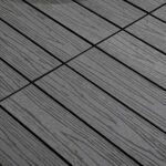 Outsunny Interlocking Deck Tiles, Pack of 11 Outdoor Flooring Patio Tiles, 12" x 12", All Weather for Porch, Balcony, Backyard for a New Classic Look, Grey - Image 8