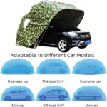 MGBIDMI Large Stainless Steel Carport, Hydraulic Folding Canopy, Heavy Duty Metal Semi Automatic Mobile Cold Proof Carport, Outdoor Retractable Shelter Car Awning,19.6x8.8x8.2ft - Image 3