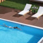 44 Pack Interlocking Deck Tiles, 12"x12"x0.8" Plastic Patio Flooring Outdoor Waterproof, All Weather Use for Balcony Porch Backyard Poolside（Brown,Twill Stripe） - Image 7