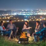 Homnso Propane Fire Pit,Gas Fire Pit,Steel Outdoor Portable Propane for Camping,Small Round Pit with Lid,Firebowl 17-Inch Diameter 58,000 BTU,Black,New Version - Image 8