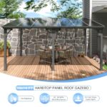 AirWire 10x14 FT Gazebo Pergola Awnings for Patio with Hardtop Gazebos on Clearance Patio Covers for Shade and Rain, Lean to Gazebo Sunroom Patio Canopy Outdoor Pergolas for Patios,Decks,Backyard - Image 3