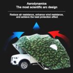 MGBIDMI Large Stainless Steel Carport, Hydraulic Folding Canopy, Heavy Duty Metal Semi Automatic Mobile Cold Proof Carport, Outdoor Retractable Shelter Car Awning,19.6x8.8x8.2ft - Image 2