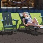 SHPAI Plastic Interlocking Deck Tiles 36 Pack, Patio Decking Tiles 12"x12" Not-Slip All Weather Use, PVC Waterproof Outdoor Flooring Pavers for Backyard, Poolside, Porch, Balcony -Brown - Image 3