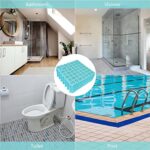 12Pack 12" x 12" Interlocking Rubber Floor Tiles PVC Drainage Mat Pool Mats for Floor, Modular Interlocking Cushion Mat Shower Mat Non Slip for Bath, Deck, Drain, Pool, Patio, Balcony, Kennel, Blue - Image 5