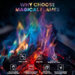 Magical Flames Fire Color Changing Packets Fire Pit (10 Pack), Fire Color Packets for Camping Essentials, Campfire, Bonfire & Fireplaces, Campfire Accessories - Image 8