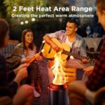 OGERY Stove Tabletop Fire Pit with Stand 7.9 x 6.1 in, Smokeless Firepit Camping Outdoor Table Top Firepit for Urban & Suburbs with Portable Travel Bag, Fueled by Pellets or Wood, Stainless Steel - Image 4