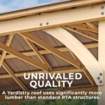 Yardistry 10' x 10' Meridian Gazebo Brown - Image 7