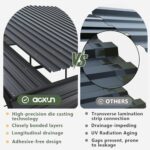 Aoxun 13x21 FT Metal Carport, Heavy Duty Carport Canopy with Galvanized Steel Roof & Frame,Metal Garage Building Car Ports Shed for Car, Boat, Pickup and Tractors - Image 4