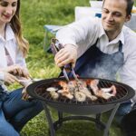 FireBeauty Fire Pit BBQ Grill Pit Bowl with Mesh Spark Screen Cover,Poker - Image 6