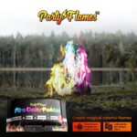 Magic Campfire Fire Color Changing Packets for Fire Pit (10 Pack) Outdoor Fireplaces & Bonfires, Rainbow Colored Flames - Perfect Camping Essential & Accessories - Must Have for Kids & Adults - Image 2