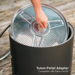 Solo Stove Yukon Pellet Adapter | Accessory for Outdoor Fire Pit Yukon, Extension for Burning Pellets, Safe Burning, Stainless Steel, Diameter: 23.7 in - Image 2
