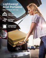 10x20 FT Heavy Duty Carport Replacement Canopy Cover, Durable Waterproof Tarp Shelter Top for Car, Garage, or Outdoor Use, Beige Color with Ball Bungees for Secure Fit - Image 8