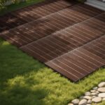 76 Pack Interlocking Deck Tiles, 11.42"x11.42" (68.80 Sq.Ft), 3D Wood Grain Plastic, Waterproof All-Weather Anti-Slip Outdoor Flooring, Easy-Snap Patio Balcony Backyard Garden Tiles, Brown - Image 7