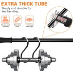 BsBsBest Fire Poker for Fire Pit, 46 Inch Extra Long Portable Campfire Poker for Fireplace, Camping, Wood Stove, Outdoor and Indoor Use, Rust Resistant Stainless Steel Black Finish - Image 5