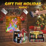 HGD (6 Pack) Magic Campfire Fire Color Changing Packets for Fire Pit, Indoor/Outdoor Fireplace, Bonfire - Rainbow Magical Flame, Camping Accessory, Compatible with Wood - Image 6