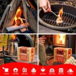 DIMTORI 70 pcs Fire Starter - Natural Fire Starters for Campfires, Fire Pit, Pizza Oven, Fireplace, Smoker, BBQ, Pellet Stove & Wood - Fire Starters for Grill, Charcoal Starter - Image 6