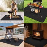 UBeesize Large 65 x 48 inches Under Grill Mat for Outdoor Grill,Double-Sided Fireproof Grill Pad for Fire Pit,Indoor Fireplace Mat Fire Pit Mat,Oil-Proof Waterproof BBQ Protector for Decks and Patios - Image 7