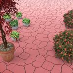 Pure Garden 6-Pack Polypropylene Interlocking Patio Deck Tiles - Weather-Resistant Outdoor Flooring for Balcony, Porch, and Garage (Bridk Red) - Image 3