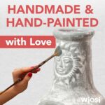 Wiosi Medium Chiminea Outdoor Fireplace Grey Clay Chimineas with Chimney Rain Lids and Solid Metal Stands - Grey Terracotta Chimenea - Rustic Fire Pit Chimnea 16 x 16 x 32-inch - Image 3