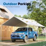 Quictent Heavy Duty 10x20 ft Carport Tent, Waterproof Outdoor Canopy Shelter for Events, Storage, Parking & Wedding - White - Image 7
