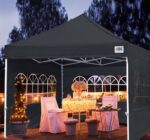 ABCCANOPY Outdoor Winter Gazebo 10x10, Premium Instant Pop Up Canopy Tent with Elegant Church Window,Snow and Rain Protection, Bonus Wheeled Bag,Black - Image 6