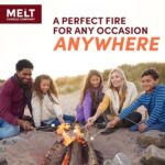 Melt Candle Company Fire Starter Squares, 160 Pieces - Fire Starters Kit for Campfires, Grill, Outdoor Fire Pit, Fireplace, BBQ - Water Resistant & Odorless - Camping Accessories - Image 9