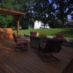 Senjoys 28'' Propane Fire Pit Table, 50,000 BTU Fire Table with Steel Lid, Big Legs, Laval Rocks. - Image 4