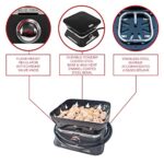 Outland Living Firebowl 805 Firecube 14” Portable Square Smokeless Propane Fire Pit – Outdoor Gas Fire Pit with Cover & Carry Kit, Lava Rocks, 58,000 BTU, Black - Image 4