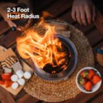 Solo Stove Mesa XL, 7 Inch Tabletop Fire Pit with Stand - Smokeless, Stainless Steel Fire Pit for Camping, Outdoor & Patio- Wood Burning or Pellet Fueled Portable Bonfire, 2.3lbs, Ash - Image 4