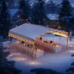 Quictent 20x20 ft Heavy Duty 2 Car Metal Carport, Outdoor Garage Shelter with Pre-Drilled Holes, 30 PSF Snow Load, UV & Rust Resistant for Cars, Boats, Equipment - Image 9