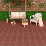 TimberWave Acacia Wood Deck Tiles, Patio Tiles Outdoor Interlocking, Waterproof All Weather, 20 Pack (Dark Brown, 12" x 12", 19.3 sq ft) - Image 8