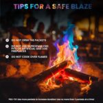 Magical Flames Fire Color Packets (25 Pack), Vibrant Multi-Color Fire for Fire Pits, Campfires, Bonfires & Fireplaces - Camping Essentials & Outdoor Party Accessories - Image 7