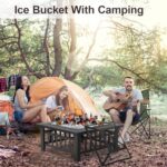 FDW Multifunctional Outdoor Fire Pit 32 Inch Table Metal Firepit Stove Backyard with Waterproof Cover for Patio Garden Fireplace, Camping, Outdoor Heating, Bonfire and Picnic - Image 3