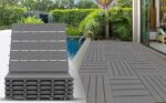 Interlocking Deck Tiles Pack - Snap Together Plastic Flooring | 12 x 12 Plastic Outdoor Floor Tiles for Patio & Balcony - Image 3