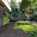 VEVOR Interlocking Deck Tiles, 54 Pack,12"x12" 54 sq. ft Plastic Waterproof Outdoor Flooring All Weather Use, Patio Floor Decking Covering Tiles for Porch Poolside Balcony Backyard, Dark Brown - Image 8