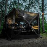 CLAM Pop Up Screen Tent, Outdoor Camping Gazebo Canopy, Pavilion, 12.5', Gray - Heavy-Duty Portable Screened Shelter with Netting for Beach, Patio, and Backyard - Image 5